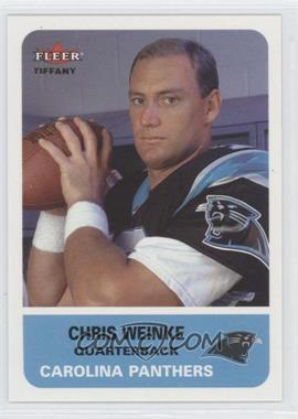 2002 Fleer Tradition - [Base] - Tiffany #4 - Chris Weinke /225