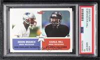 Kahlil Hill, Deion Branch [PSA 10 GEM MT]