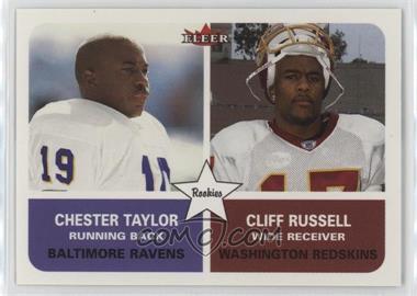 2002 Fleer Tradition - [Base] #286 - Chester Taylor, Cliff Russell