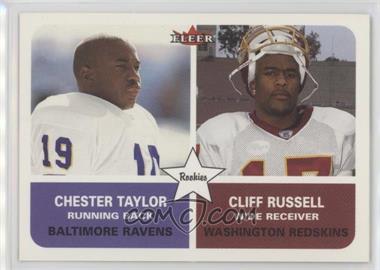 2002 Fleer Tradition - [Base] #286 - Chester Taylor, Cliff Russell