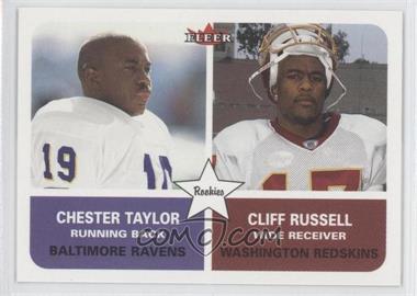 2002 Fleer Tradition - [Base] #286 - Chester Taylor, Cliff Russell