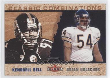 2002 Fleer Tradition - Classic Combinations #1 CC - Kendrell Bell, Brian Urlacher /2000