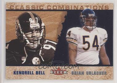 2002 Fleer Tradition - Classic Combinations #1 CC - Kendrell Bell, Brian Urlacher /2000
