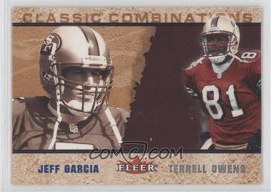 2002 Fleer Tradition - Classic Combinations #21 CC - Jeff Garcia, Terrell Owens /500