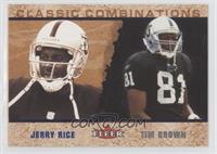 Jerry Rice, Tim Brown [EX to NM] #/2,000