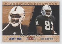 Jerry Rice, Tim Brown #/2,000