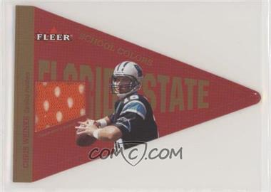 2002 Fleer Tradition - School Colors - Materials #_CHWE - Chris Weinke