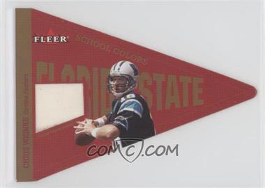 2002 Fleer Tradition - School Colors - Materials #_CHWE - Chris Weinke