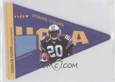 2002 Fleer Tradition - School Colors - Materials #_DEFO - DeShaun Foster