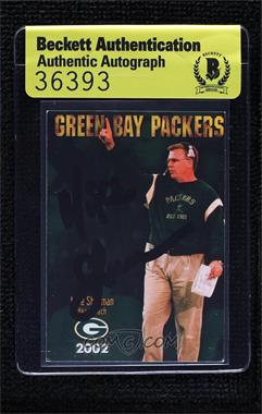 2002 Green Bay Packers Police - [Base] #11 - Mike Sherman [BAS Authentic]