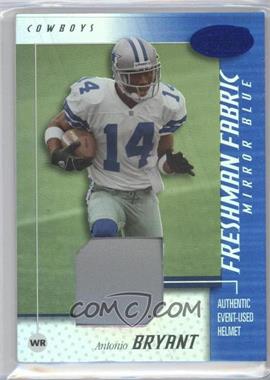 2002 Leaf Certified - [Base] - Mirror Blue Materials #102 - Freshman Fabric - Antonio Bryant /100