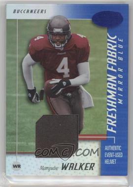 2002 Leaf Certified - [Base] - Mirror Blue Materials #130 - Freshman Fabric - Marquise Walker /100