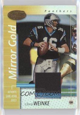 2002 Leaf Certified - [Base] - Mirror Gold Materials #10 - Chris Weinke /25