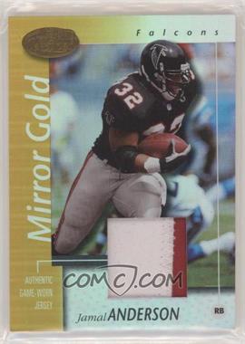 2002 Leaf Certified - [Base] - Mirror Gold Materials #4 - Jamal Anderson /25
