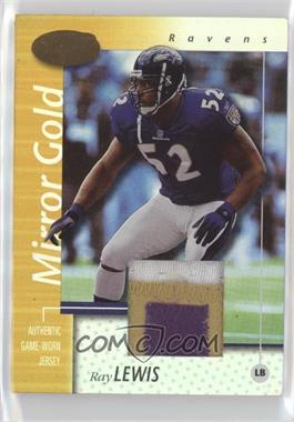 2002 Leaf Certified - [Base] - Mirror Gold Materials #6 - Ray Lewis /25