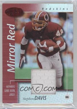 2002 Leaf Certified - [Base] - Mirror Red Materials #100 - Stephen Davis /100