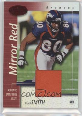 2002 Leaf Certified - [Base] - Mirror Red Materials #25 - Rod Smith /100