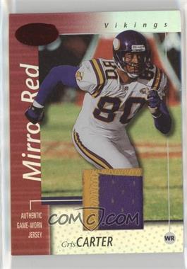 2002 Leaf Certified - [Base] - Mirror Red Materials #48 - Cris Carter /100