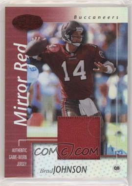 2002 Leaf Certified - [Base] - Mirror Red Materials #93 - Brad Johnson /100