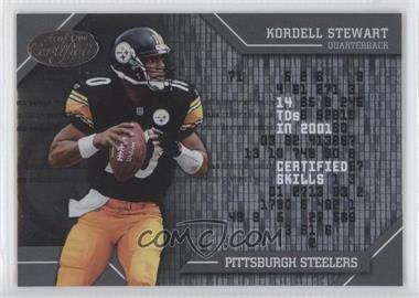 2002 Leaf Certified - Certified Skills #CS-2 - Kordell Stewart