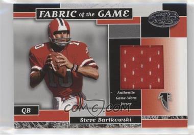 2002 Leaf Certified - Fabric of the Game #FG 28 - Steve Bartkowski /100