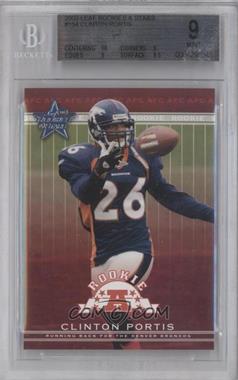 2002 Leaf Rookies & Stars - [Base] #154 - Clinton Portis [BGS 9 MINT]