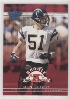 2002 Leaf Rookies & Stars - [Base] #166 - Ben Leber