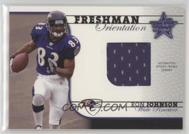 2002 Leaf Rookies & Stars - Freshman Orientation #FO-28 - Ron Johnson /650