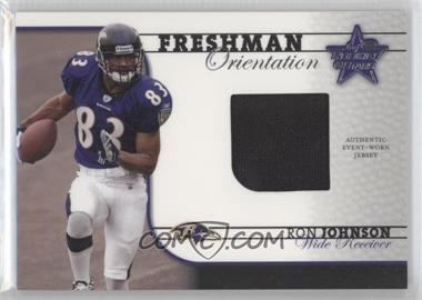 2002 Leaf Rookies & Stars - Freshman Orientation #FO-28 - Ron Johnson /650