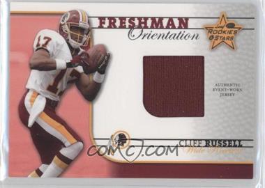 2002 Leaf Rookies & Stars - Freshman Orientation #FO-30 - Cliff Russell /650