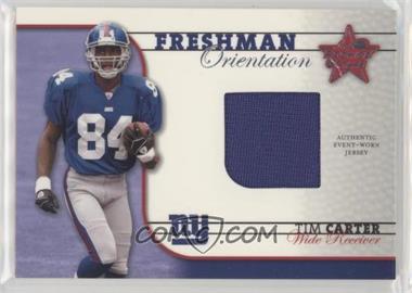 2002 Leaf Rookies & Stars - Freshman Orientation #FO-9 - Tim Carter /650