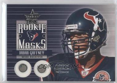 2002 Leaf Rookies & Stars - Rookie Masks #RM-11 - Jabar Gaffney /250