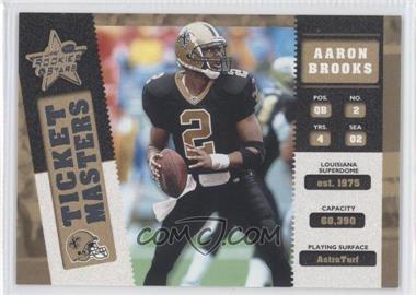 2002 Leaf Rookies & Stars - Ticket Masters #TM-15 - Aaron Brooks, Donte Stallworth /2500