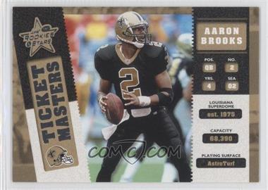 2002 Leaf Rookies & Stars - Ticket Masters #TM-15 - Aaron Brooks, Donte Stallworth /2500