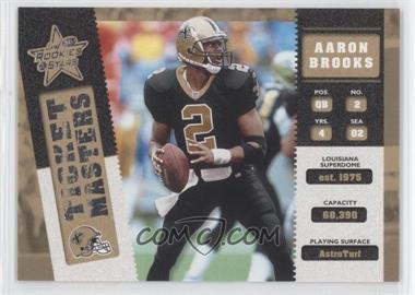 2002 Leaf Rookies & Stars - Ticket Masters #TM-15 - Aaron Brooks, Donte Stallworth /2500