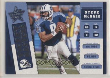 2002 Leaf Rookies & Stars - Ticket Masters #TM-20 - Steve McNair, Eddie George /2500