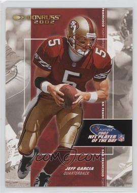 2002 NFL Player of the Day - [Base] #NFLPOD2 - Jeff Garcia