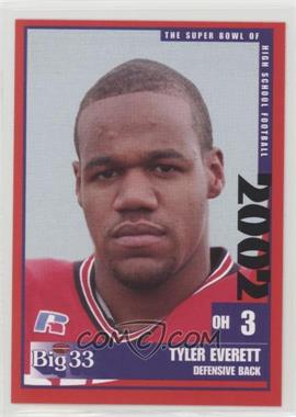 2002 PNC Big 33 Football Classic - [Base] #OH3 - Tyler Everett