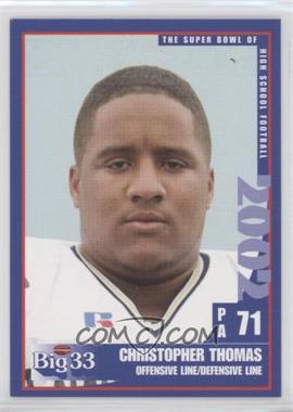 2002 PNC Big 33 Football Classic - [Base] #PA71 - Christopher Thomas