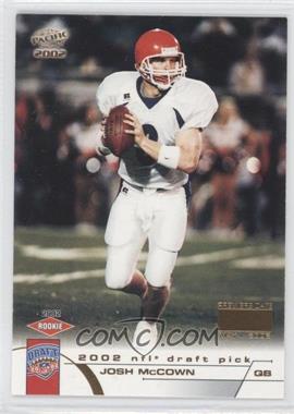 2002 Pacific - [Base] - Premiere Date Missing Serial Number #488 - Josh McCown