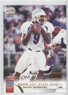 2002 Pacific - [Base] - Premiere Date #458 - David Garrard /36