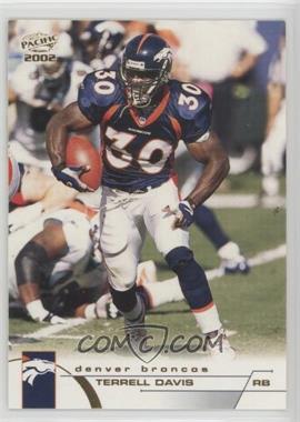 2002 Pacific - [Base] #130 - Terrell Davis