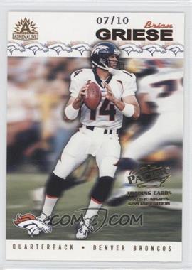 2002 Pacific Adrenaline - [Base] - Pacific Nights Special Edition #84 - Brian Griese /10