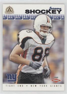 2002 Pacific Adrenaline - [Base] #187 - Jeremy Shockey