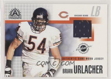 2002 Pacific Adrenaline - Game-Worn Jerseys #7 - Brian Urlacher