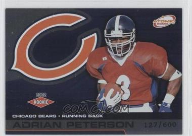 2002 Pacific Atomic - [Base] - Non-Die Cut #131 - Adrian Peterson /600