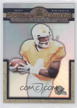2002 Pacific Crown Royale - Sunday Soldiers #14 - Donte Stallworth