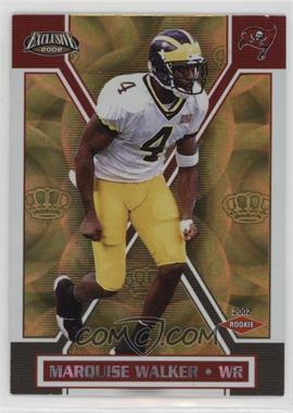 2002 Pacific Exclusive - [Base] - Gold #169 - Marquise Walker