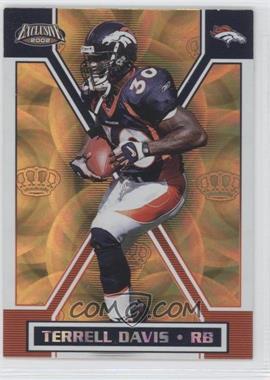 2002 Pacific Exclusive - [Base] - Gold #52 - Terrell Davis