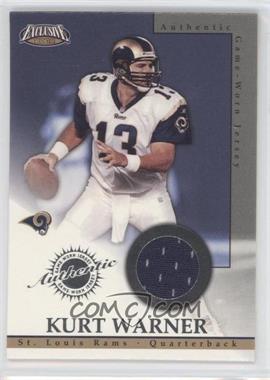 2002 Pacific Exclusive - Game-Worn Jerseys #43 - Kurt Warner